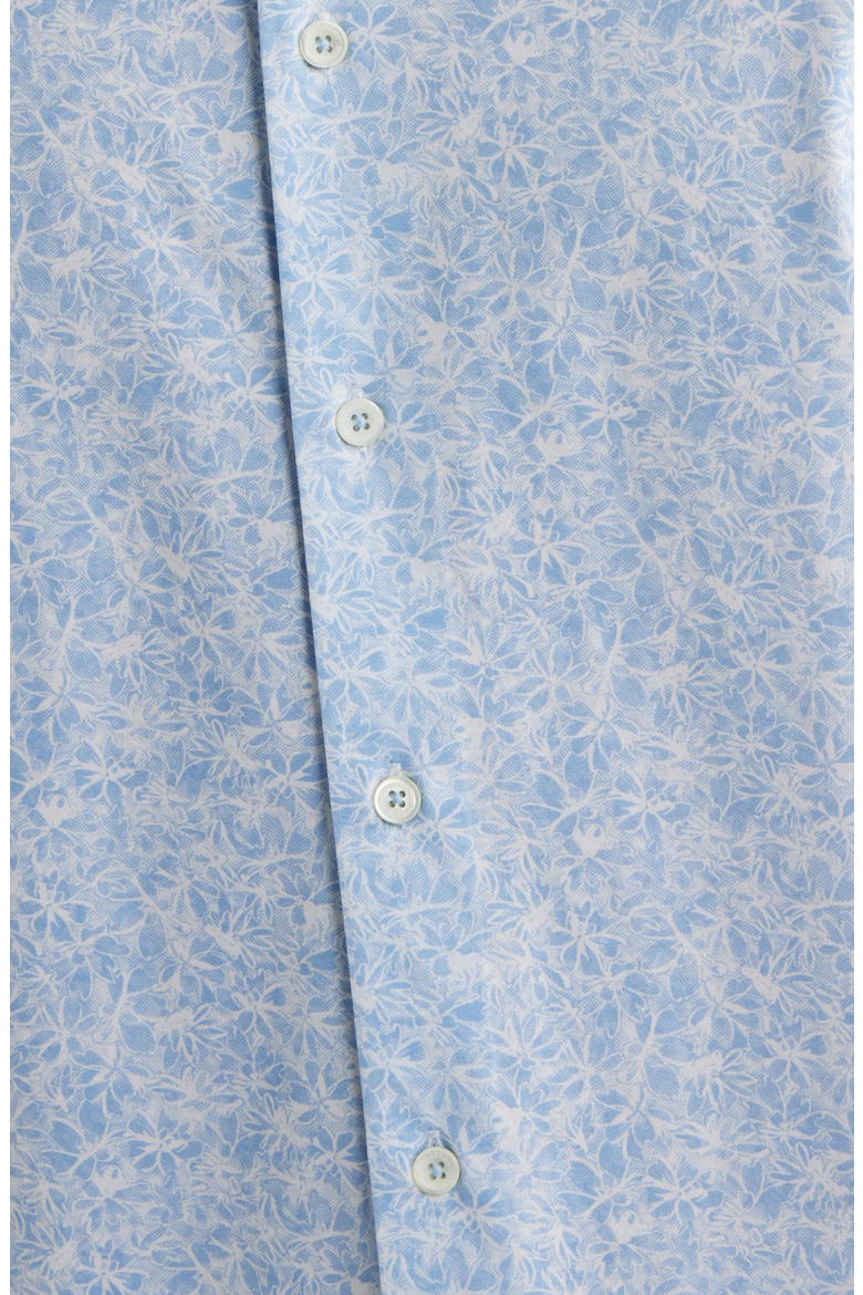 James OoohCotton® Floral Button-Up Shirt, Alternate, color, AIR BLUE
