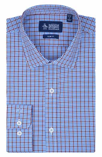 Original Penguin Slim Fit Breezy Check Dress Shirt