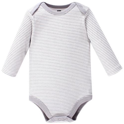 Hudson Baby Five-piece Collection Of Long-sleeve Cotton Bodysuits In Multi