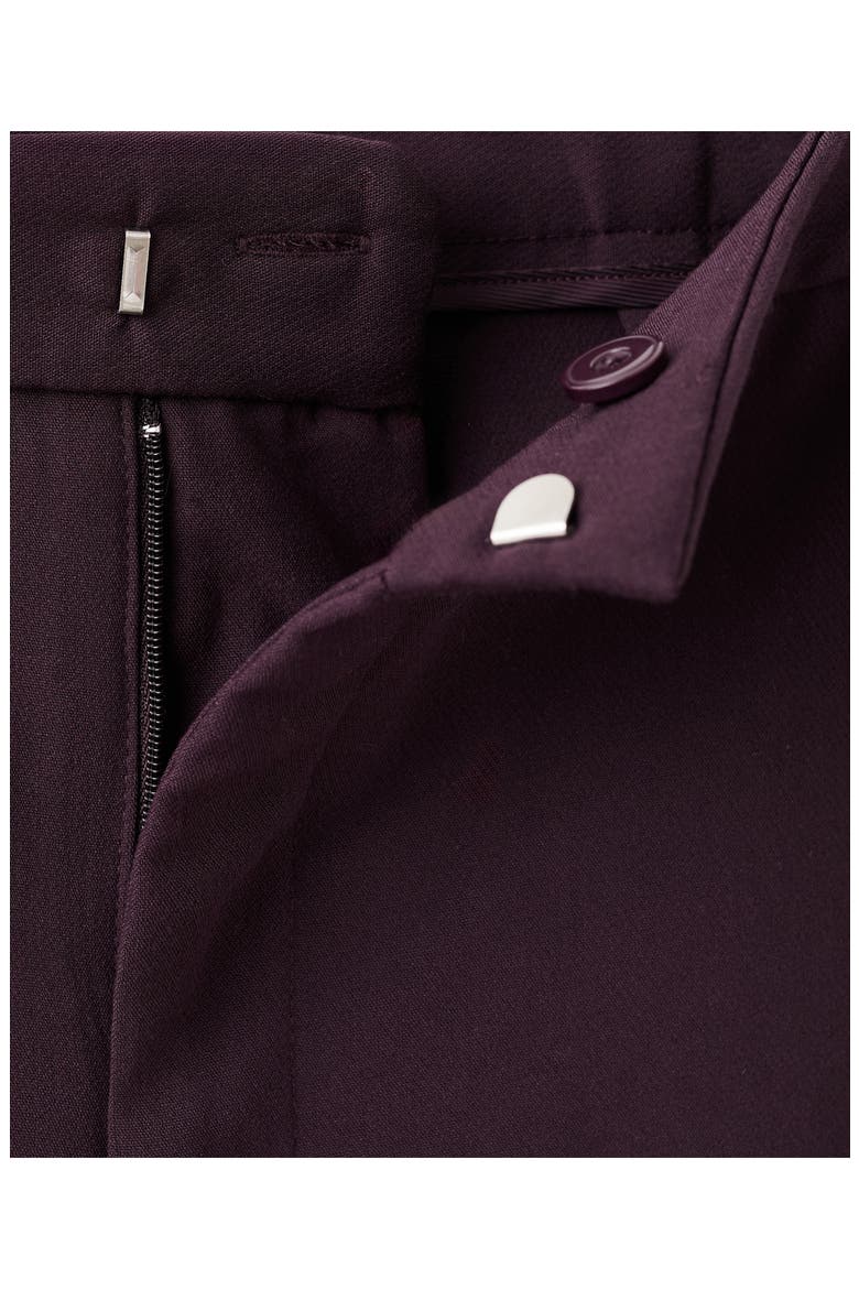 High Waist Straight Leg Pants, Alternate, color, PLUM