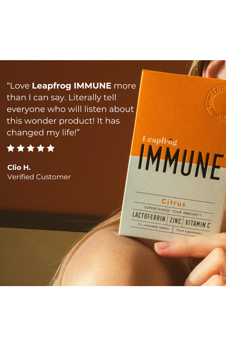 Leapfrog IMMUNE Food Supplement, Alternate, color, 15 Tablets