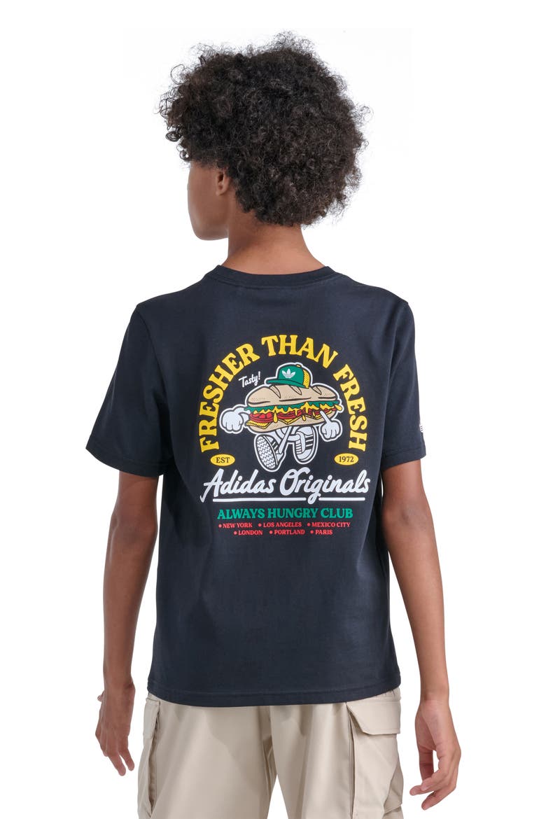 Kids' Graphic Cotton T-Shirt, Alternate, color, BLACK