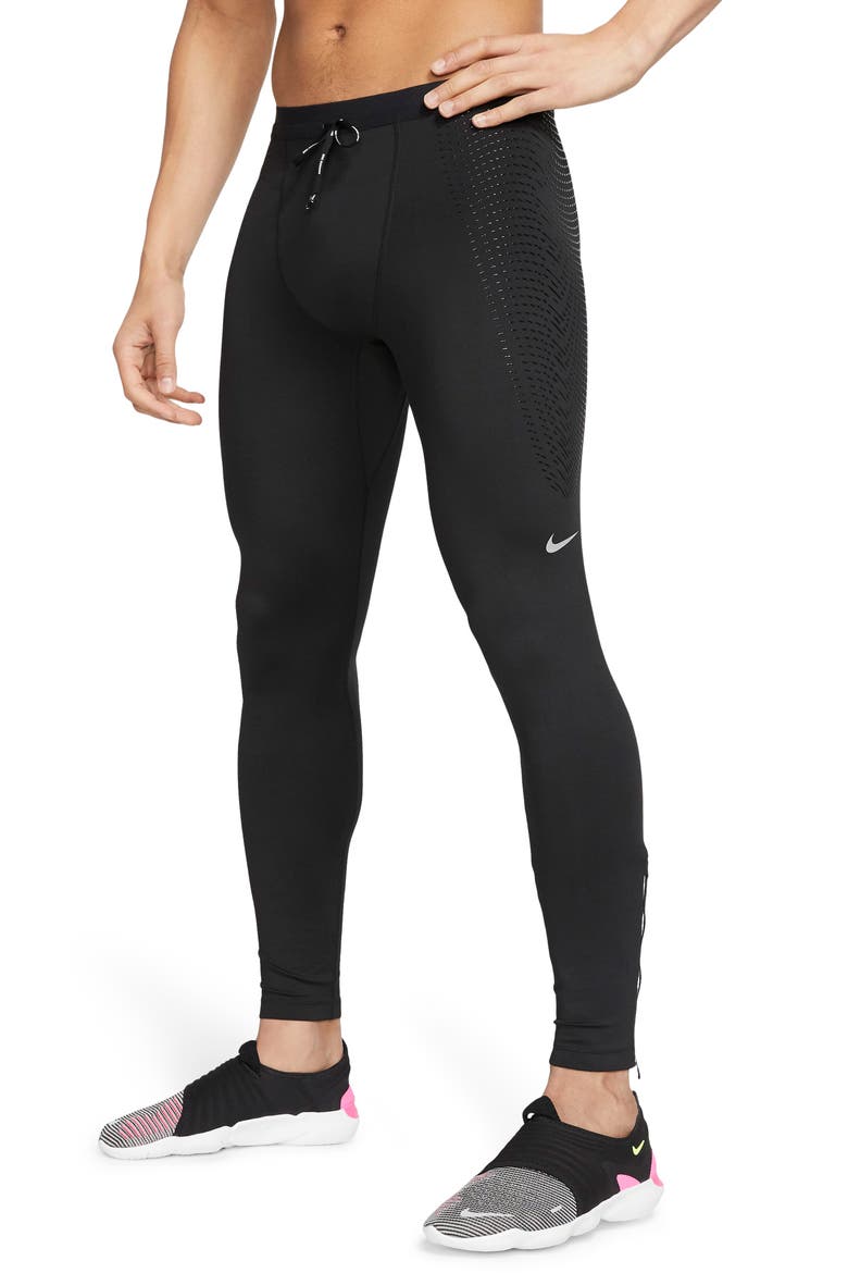Dri-FIT Power Running Tights, Alternate, color, BLACK