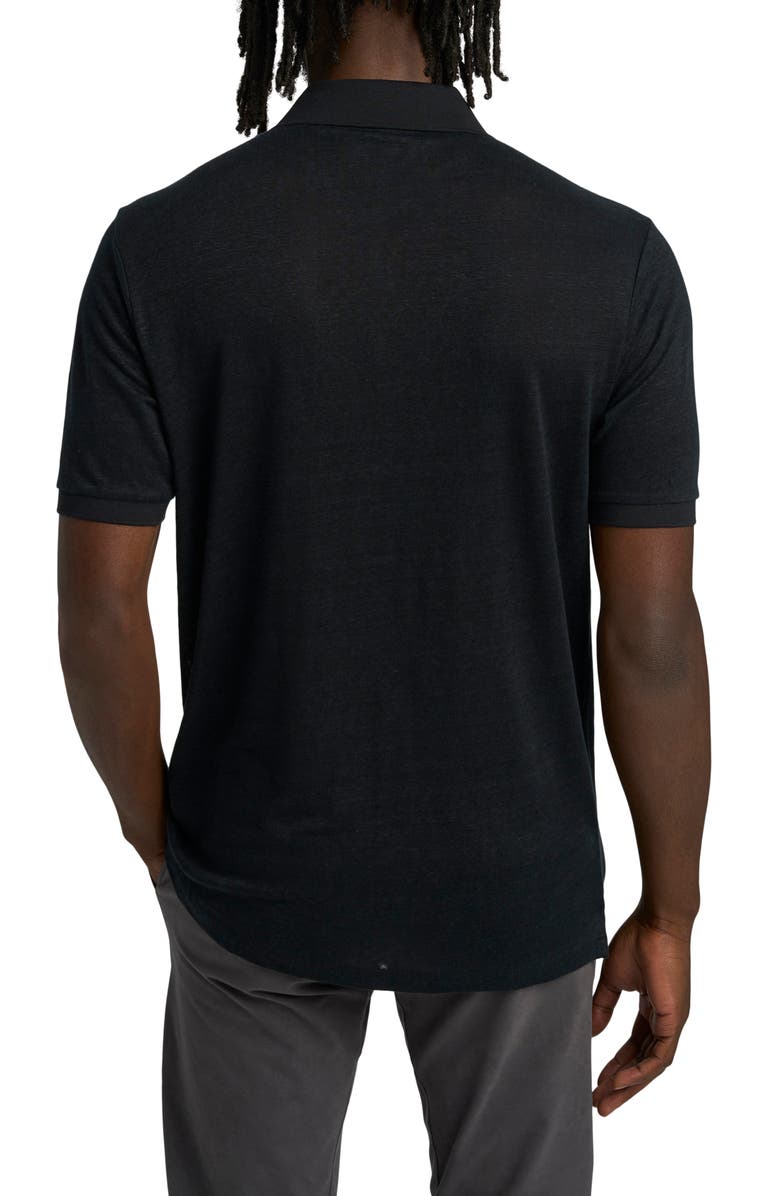 Good Man Brand Solid Linen Polo, Alternate, color,