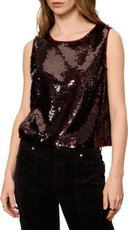 Sanctuary The Desired Paillette Sleeveless Top