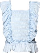 Sara Sara Kids' Ruffle Smocked Top