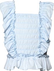 Sara Sara Kids' Ruffle Smocked Top