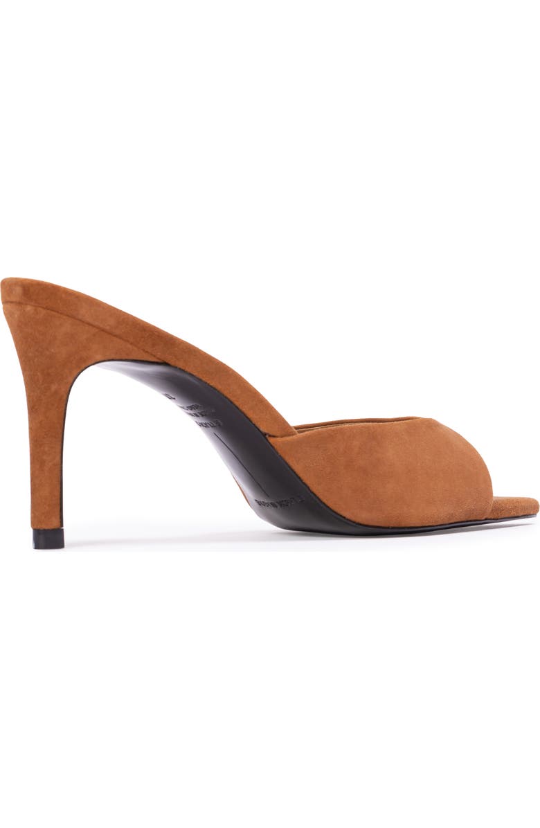BLACK SUEDE STUDIO Brea 80 Suede Mule, Alternate, color, Caramel Suede
