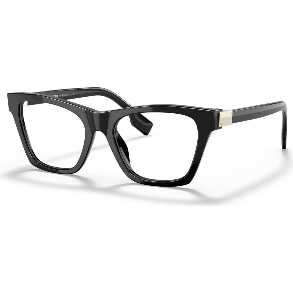 Burberry 52mm Square Optical Glasses In Brown
