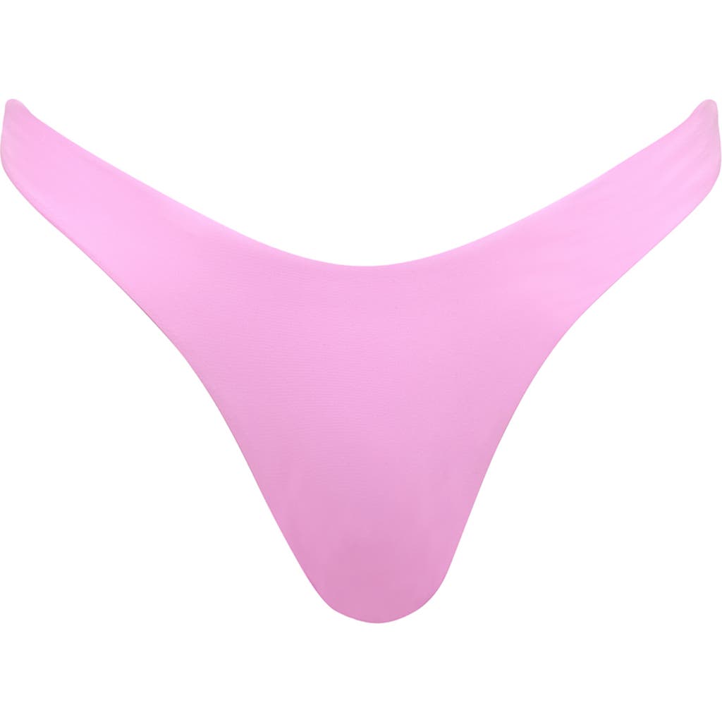 RAJ SWIM Vitals Chelsea Scoop Bikini Bottom in Dolly Pink at Nordstrom, Size X-Large