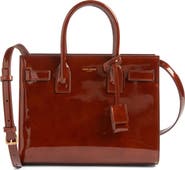Saint Laurent Baby Sac de Jour Patent Leather Tote