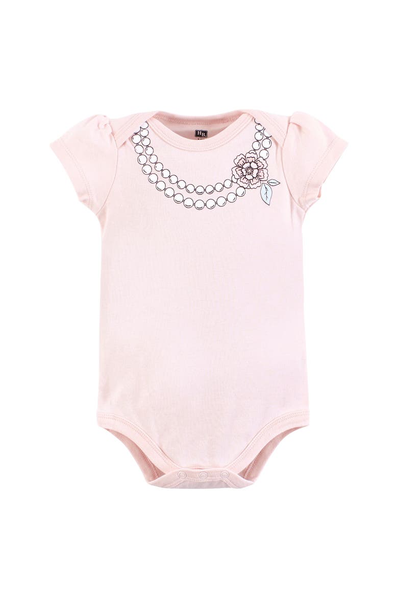 Essential Three-Piece Set of Cotton Bodysuits, Alternate, color, So Pretty Flower
