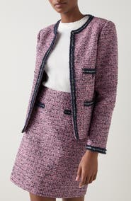 LK Bennett Charlie Trim Tweed Jacket