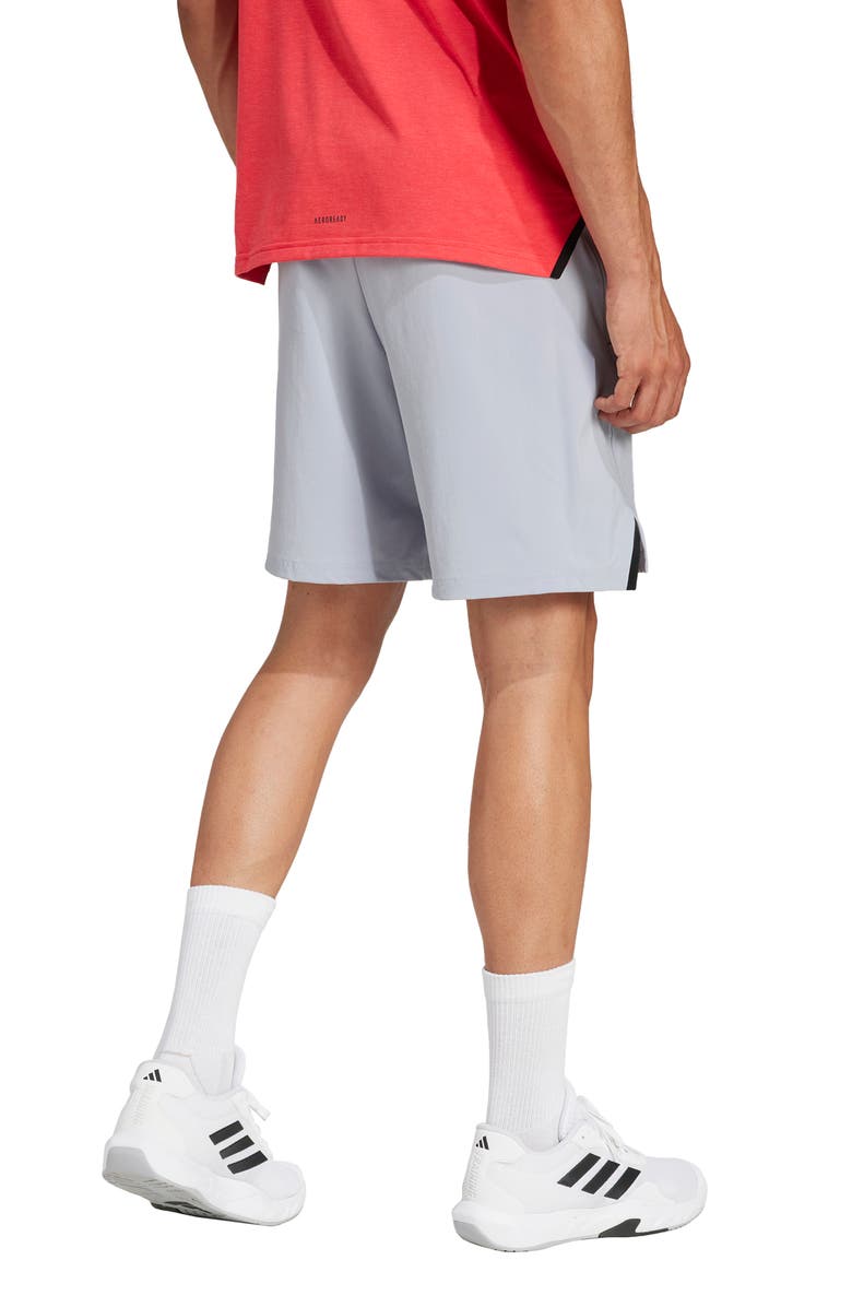 adidas Designed for Training 7-Inch Shorts, Alternate, color, Halo Silver