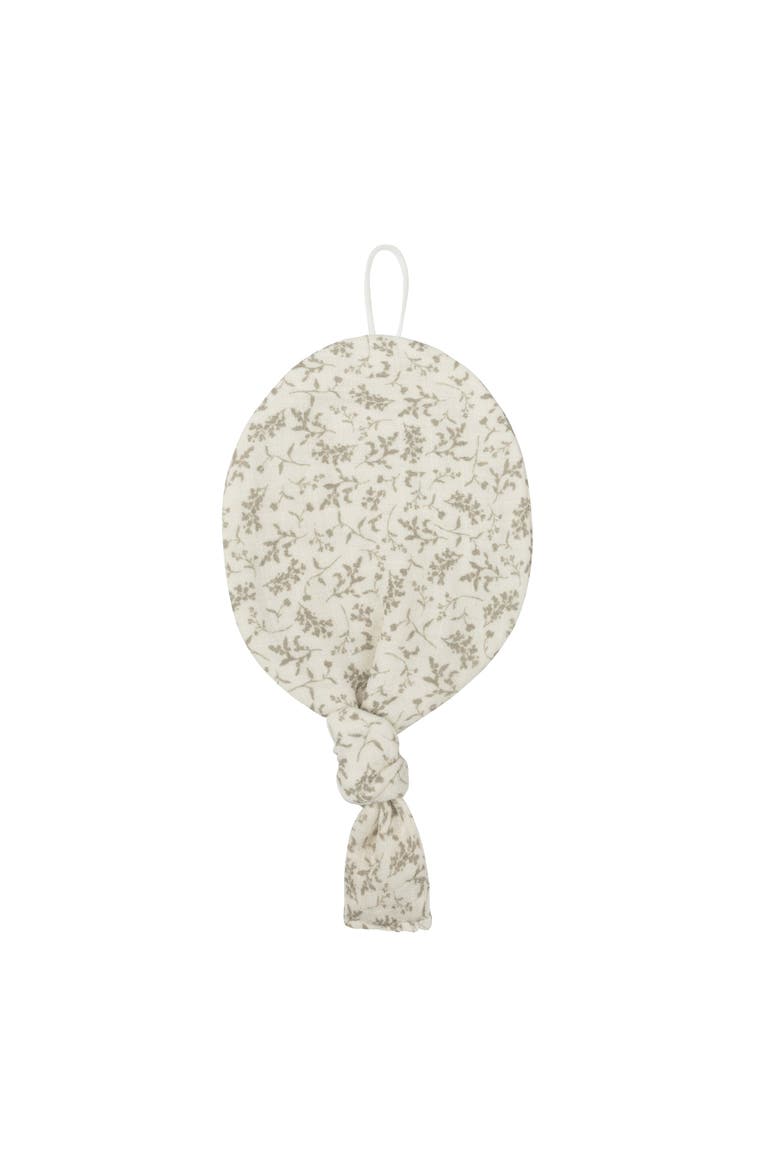 Modal French Terry Vine Collection - Muslin Paci Lovey, Main, color, Ivory/Sage