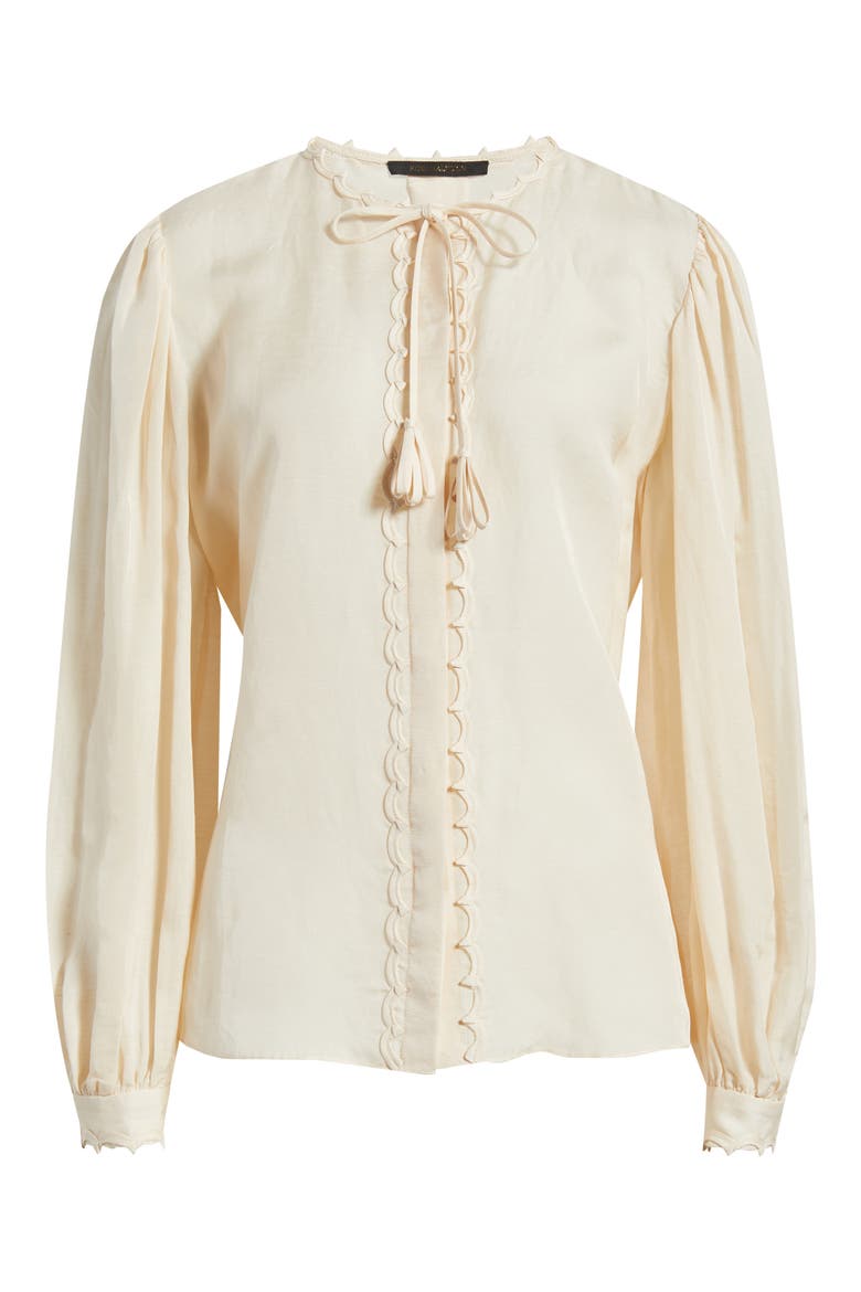 Harlow Balloon Sleeve Top, Alternate, color, ECRU