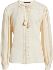 KOBI HALPERIN Harlow Balloon Sleeve Top