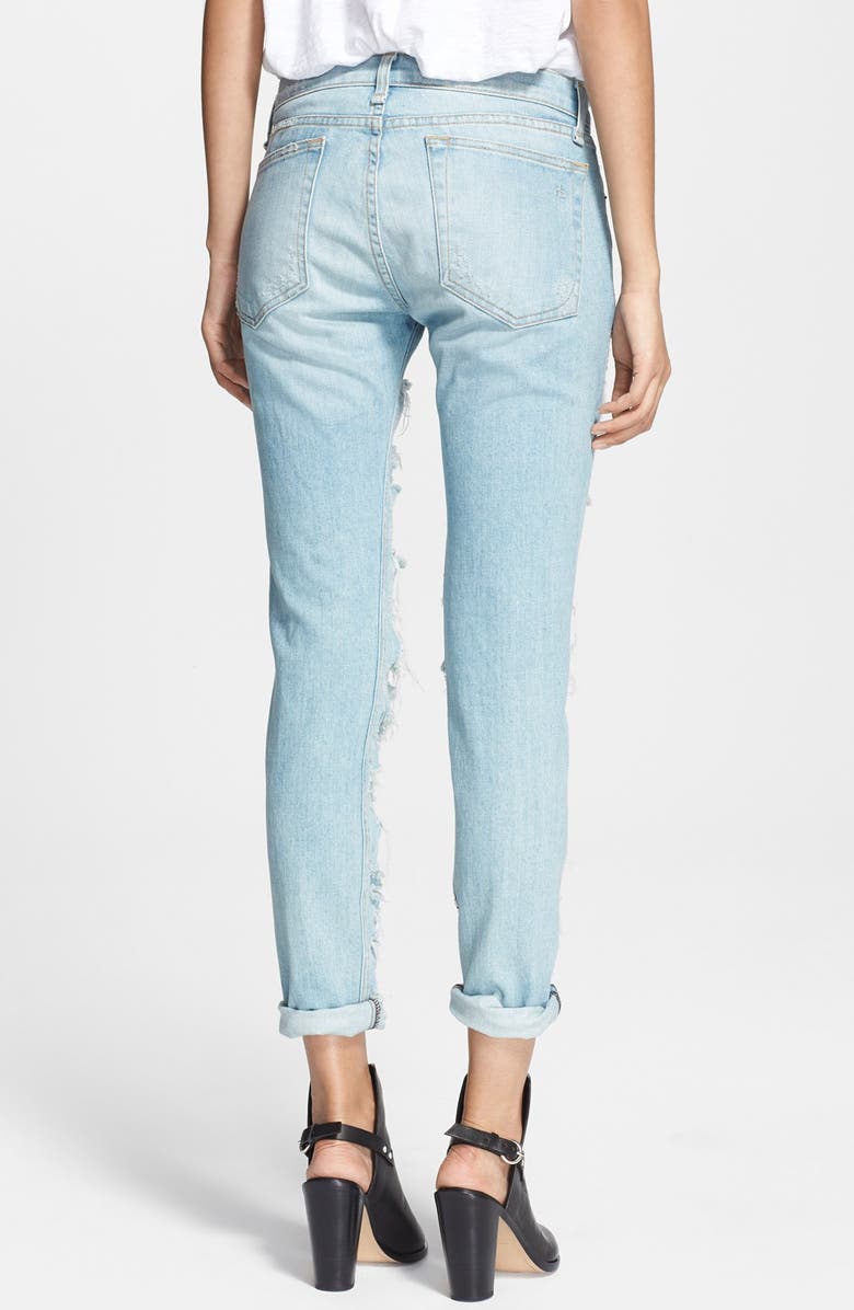 rag & bone/JEAN 'The Dre' Destructed Jeans, Alternate, color, 