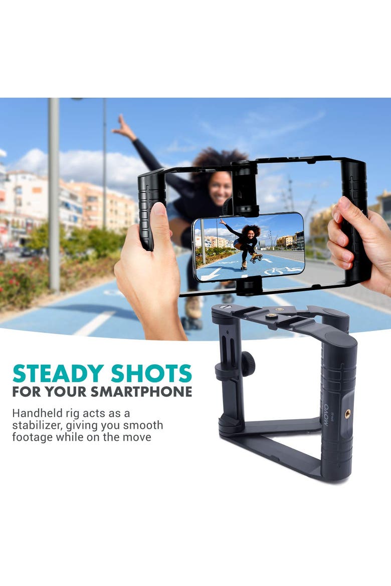 SPR-20 Foldable Smartphone Video Rig Cage, Alternate, color, Black