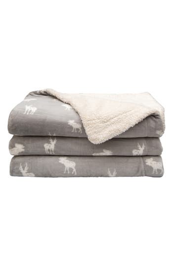 Woven & Weft Reversible Faux Shearling Throw Blanket