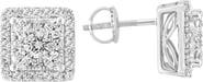 EFFY Lab Grown Diamond Sterling Silver Stud Earrings
