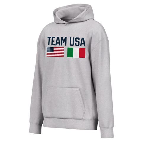 Men's Outerstuff Heather Gray Team USA Hoodie