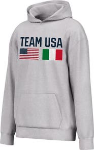 Outerstuff Men's Outerstuff Heather Gray Team USA Hoodie