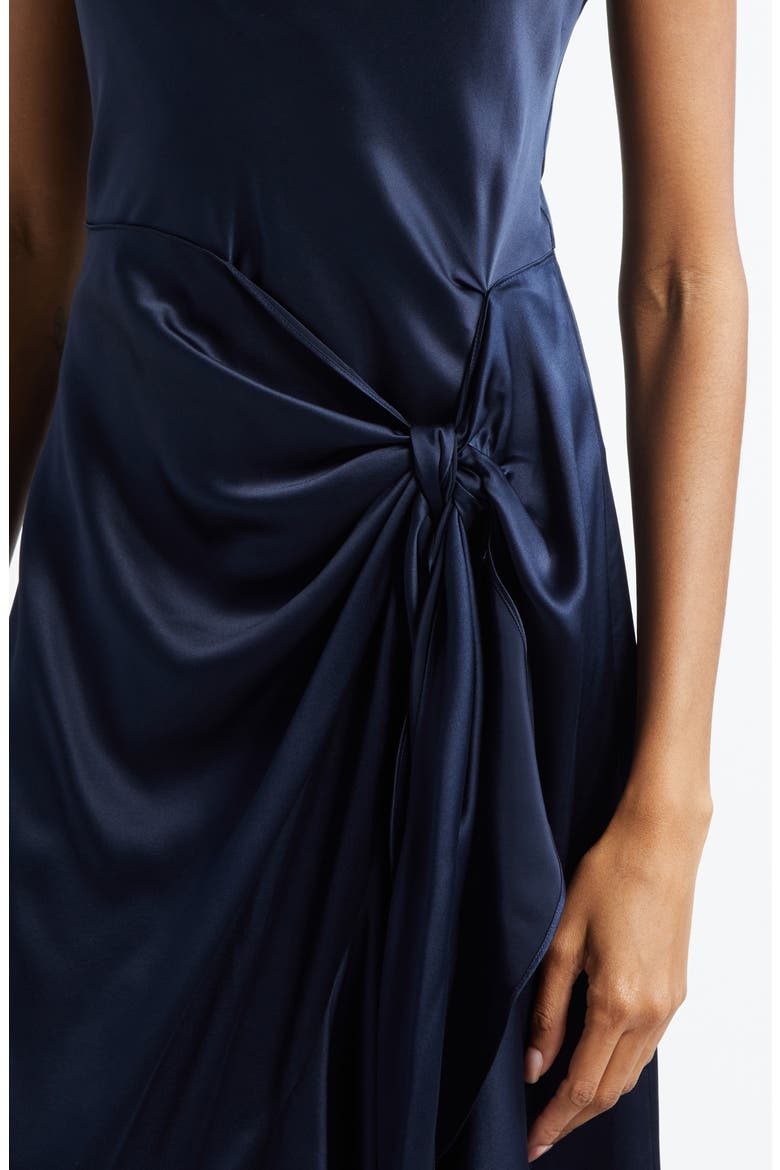 Vivienda Silk Dress, Alternate, color, NAVY