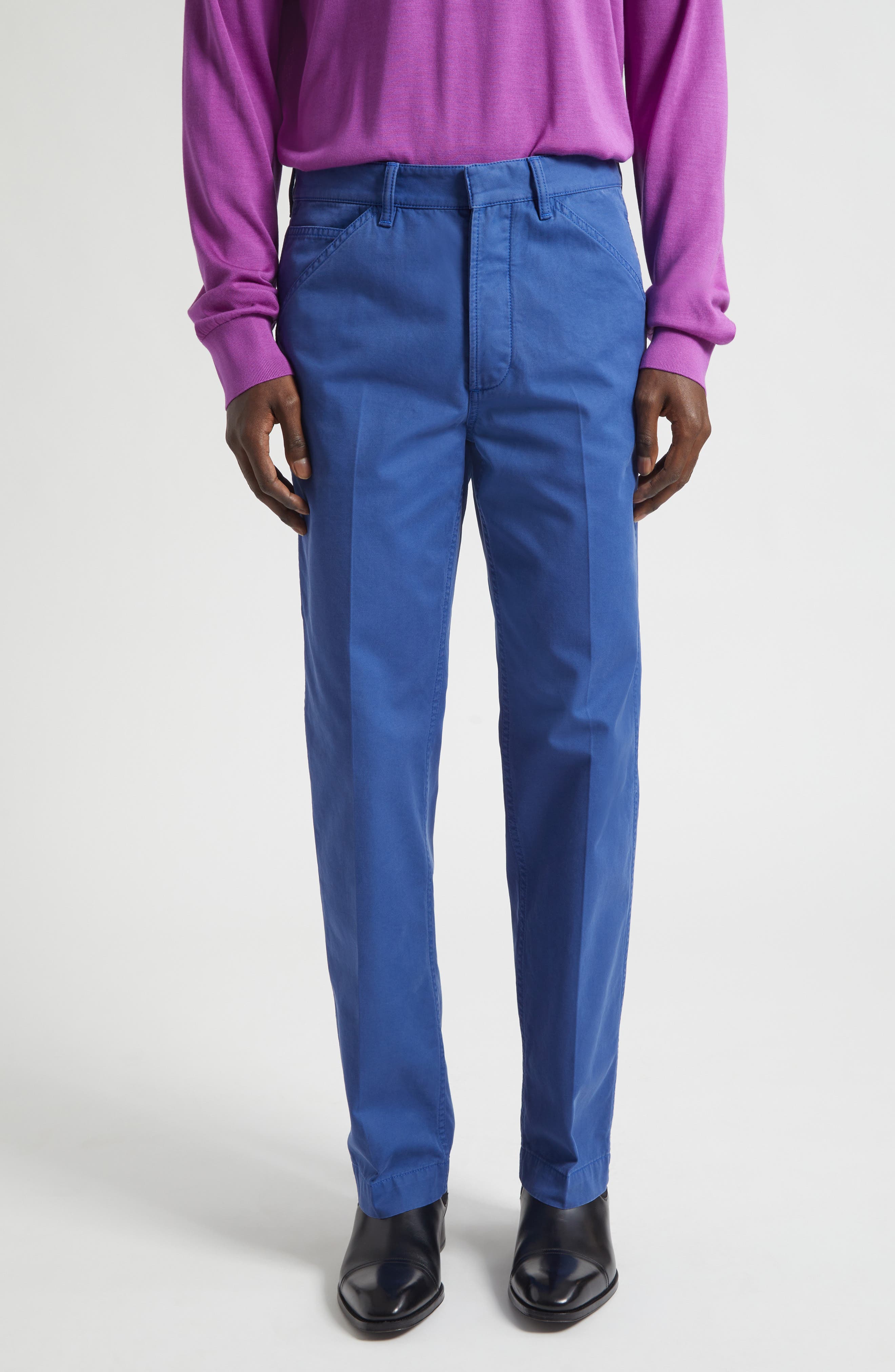 Sanded Light Twill Workwear Pants