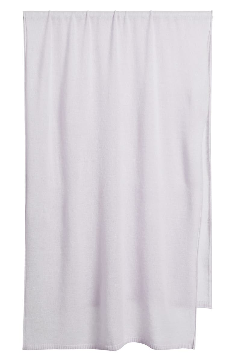 Nordstrom Cashmere Scarf, Alternate, color, Purple Evening