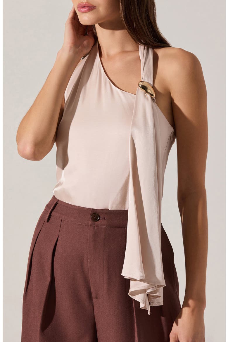 Alyx Satin Halter Top, Alternate, color, WARM CHAMPAGNE