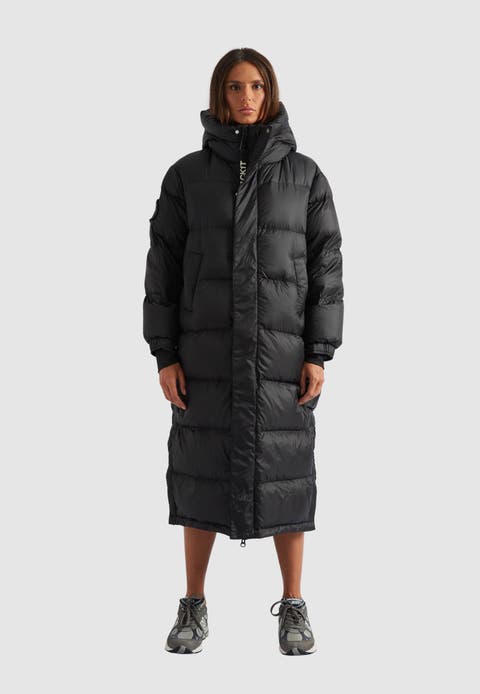 Longline Midi Puffer Coat
