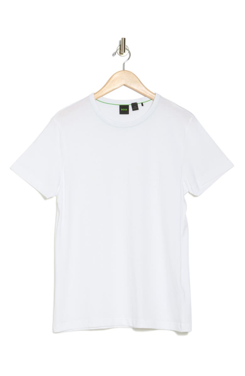 BOSS Teebo Cotton T-Shirt, Alternate, color, White