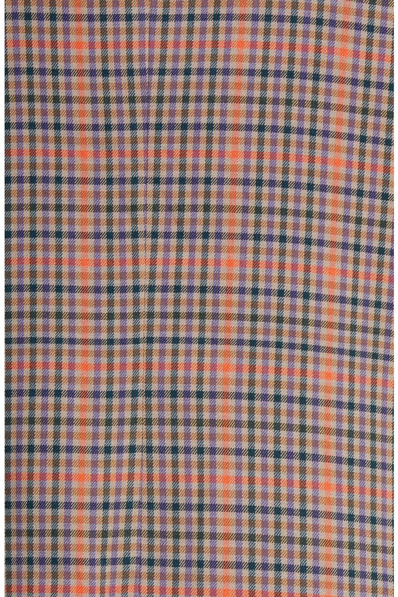 BB Dakota Plaid Boyfriend Blazer, Alternate, color, CAMEL PLAID