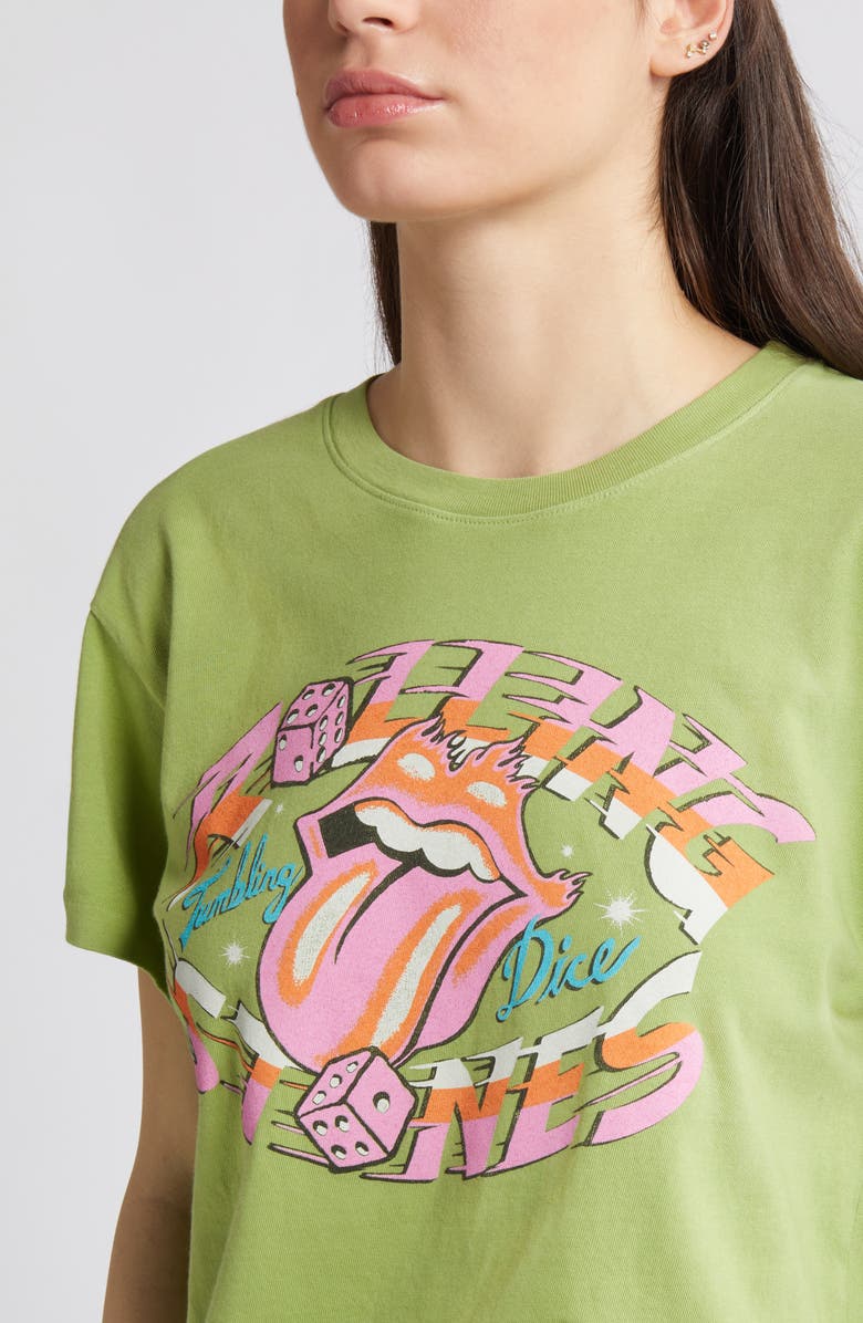 Daydreamer Rolling Stones Tumbling Dice Cotton Graphic T-Shirt, Alternate, color, 
