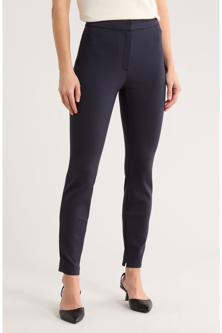 High Waist Pants, Main, color, DEEP NAVY
