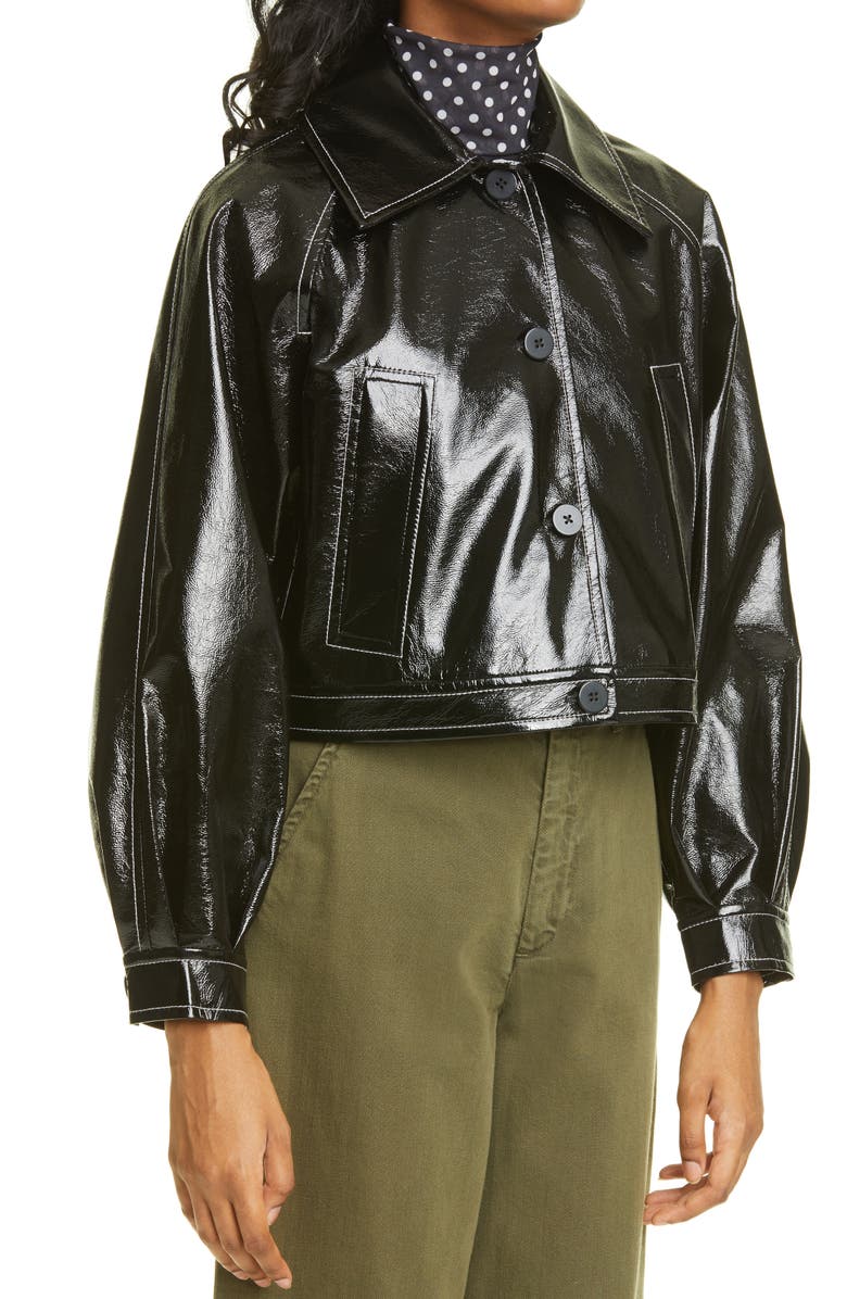 Baum und Pferdgarten Bracca Faux Leather Jacket, Alternate, color, 