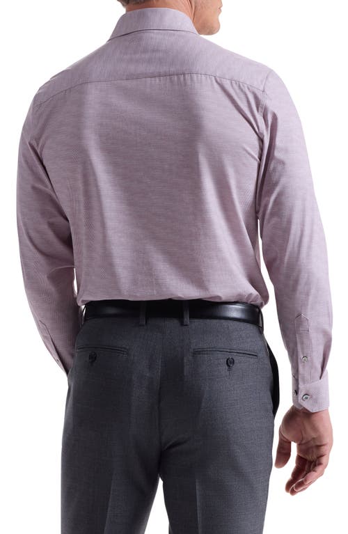 Bugatchi James Ooohcotton® Herringbone Button-up Shirt In Pink