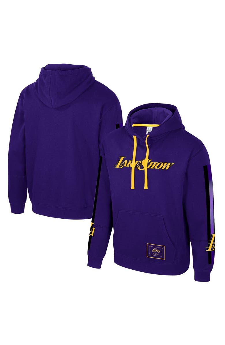 Stadium Essentials Unisex Stadium Essentials Purple Los Angeles Lakers 2024/25 City Edition Star Pullover Hoodie, Main, color,