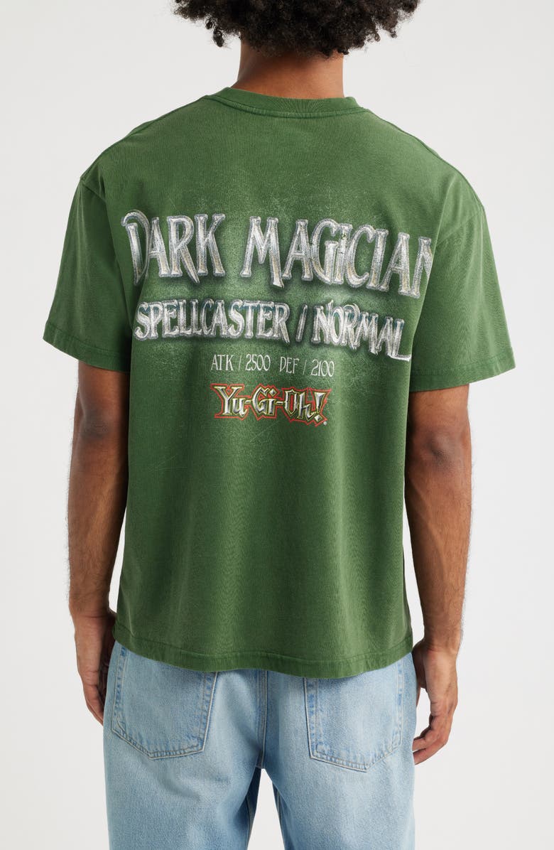 ID Supply Co PA Yu-Gi-Oh Spellcaster Graphic T-Shirt, Alternate, color, Green Wash