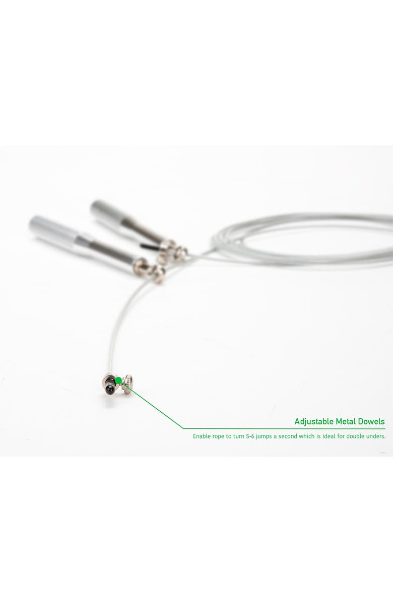 MIND READER Adjustable Rapid Speed Jumping Rope, Alternate, color, 