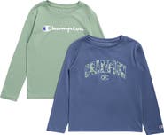 Champion Kids' 2-Pack Graphic Long Sleeve T-Shirts