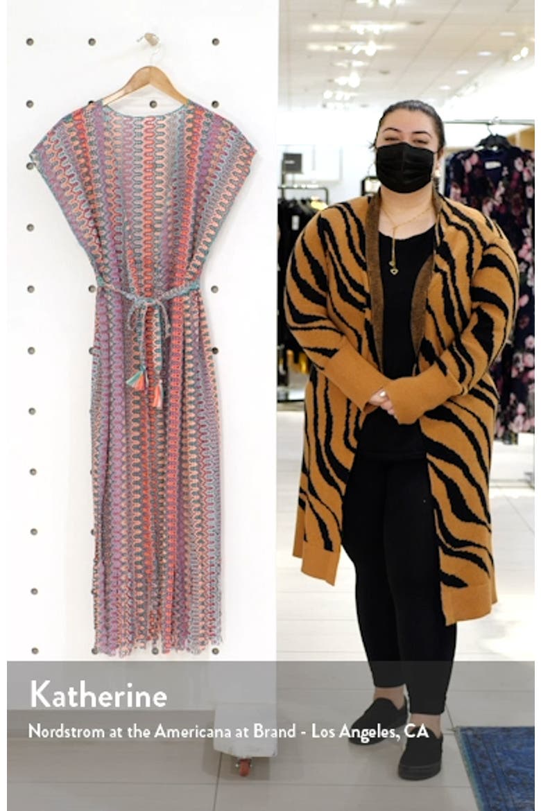 Festivale Crochet Cover-Up Duster Robe video