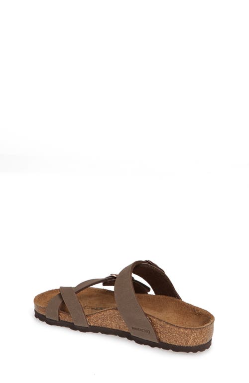 Birkenstock Kids' Mayari Birko-flor Slide Sandal In Brown