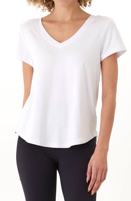 Threads 4 Thought Kristie Crisscross V-neck T-shirt In White