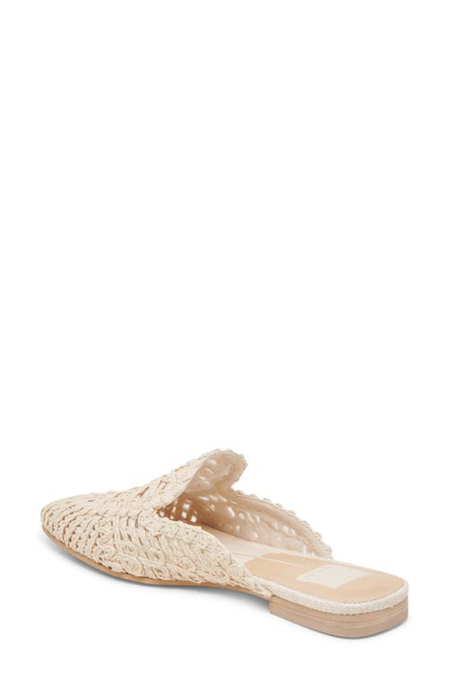 Dolce Vita Diya Raffia Mule In Oatmeal Macrame