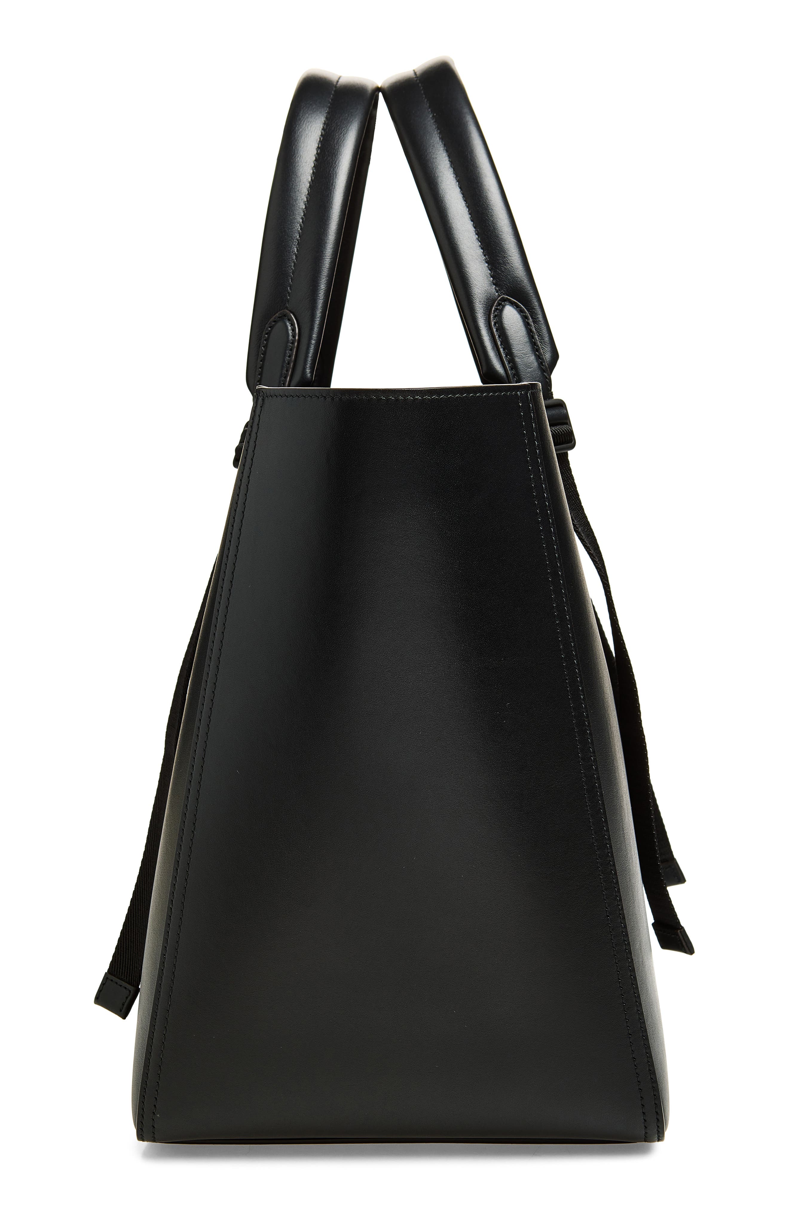 Carlo Leather Tote, Alternate, color, BLACK/ BLACK
