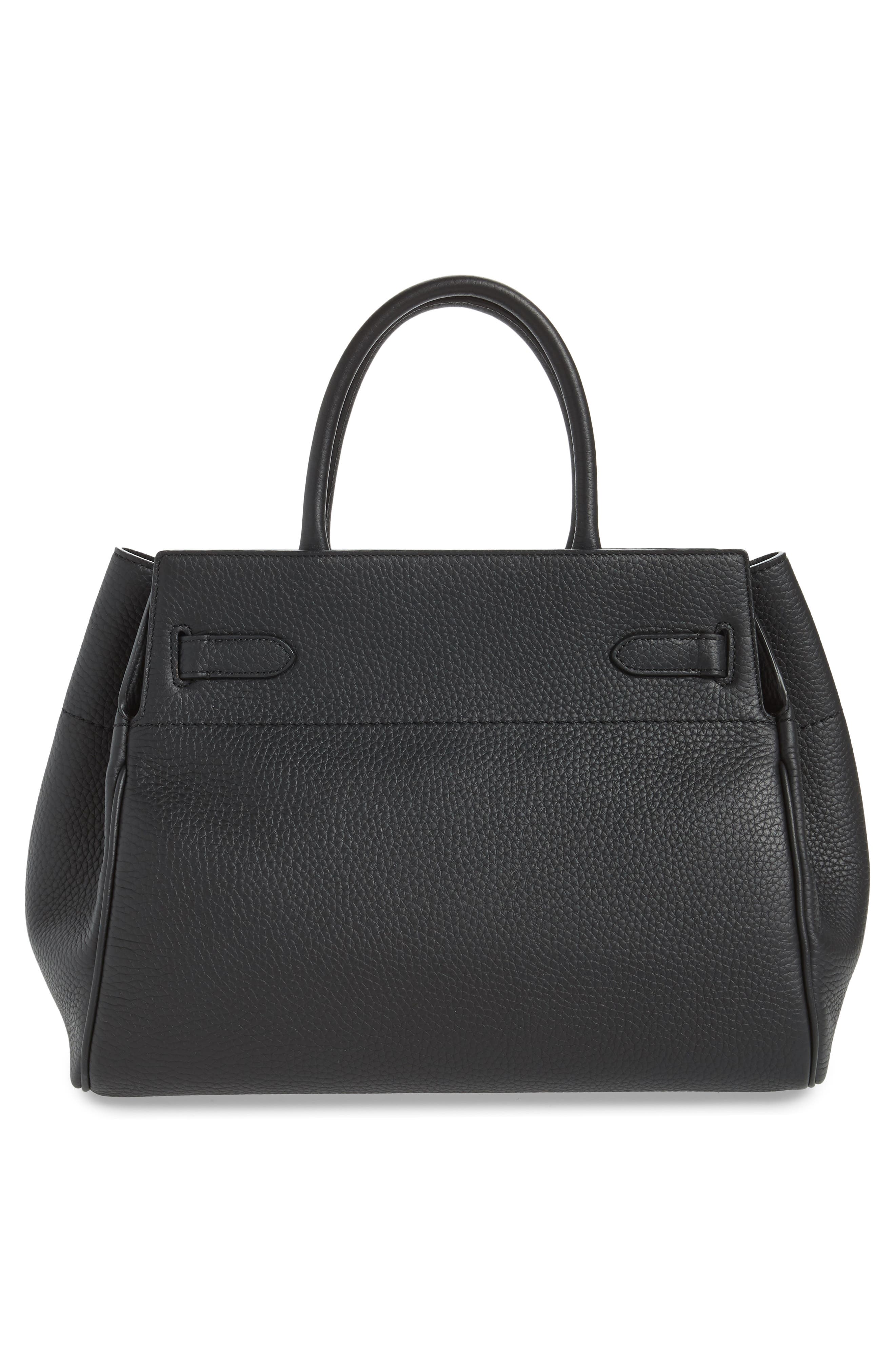 Mulberry Belted Bayswater Grained Leather Satchel, Alternate, color, 