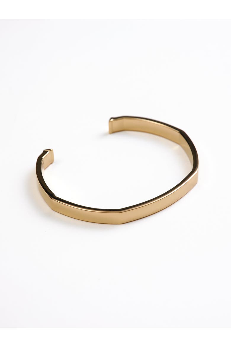 Zion Beveled Cuff, Main, color, Gold