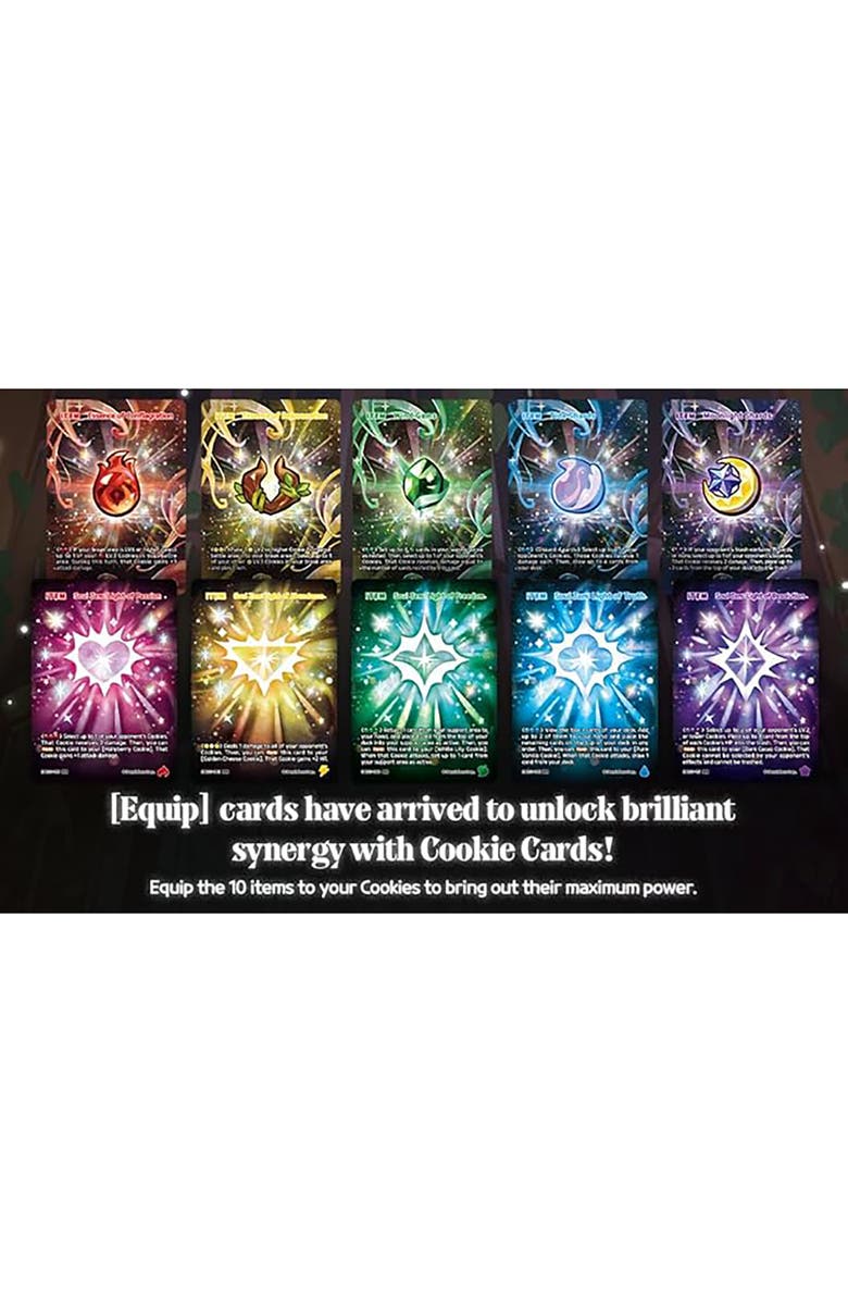CookieRun: Braverse Trading Card Game Trading Card Game Age of Heroes & Kingdoms, 4 Booster Packs, Alternate, color, Multicolored